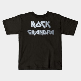Rock grandpa Kids T-Shirt